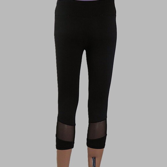 Justice Women's Black Activewear Pants Size 14-16 (C380) - Picture 5 of 6